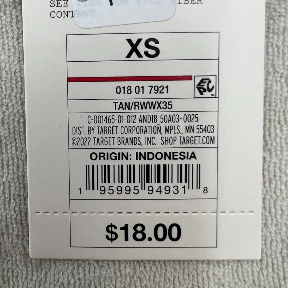 A New Day Women's Sleeveless Crew Neck Casual Terry Tank Top Pullover Tan XS NWT - Picture 7 of 7